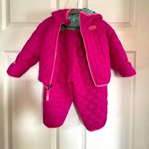 The North Face Baby Girl Snow Suit Size 12-18M